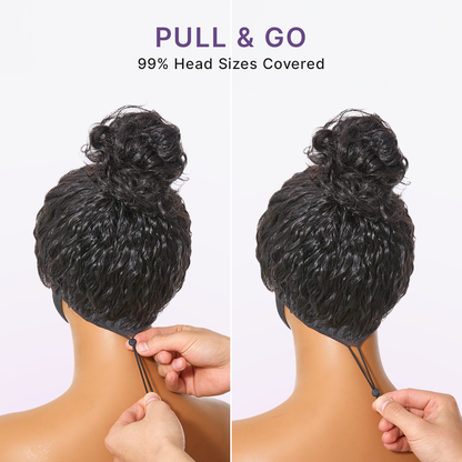 🔥Last Day:60% Off✨ No Glue, No Hassle – Natural Wavy & Braided Wigs