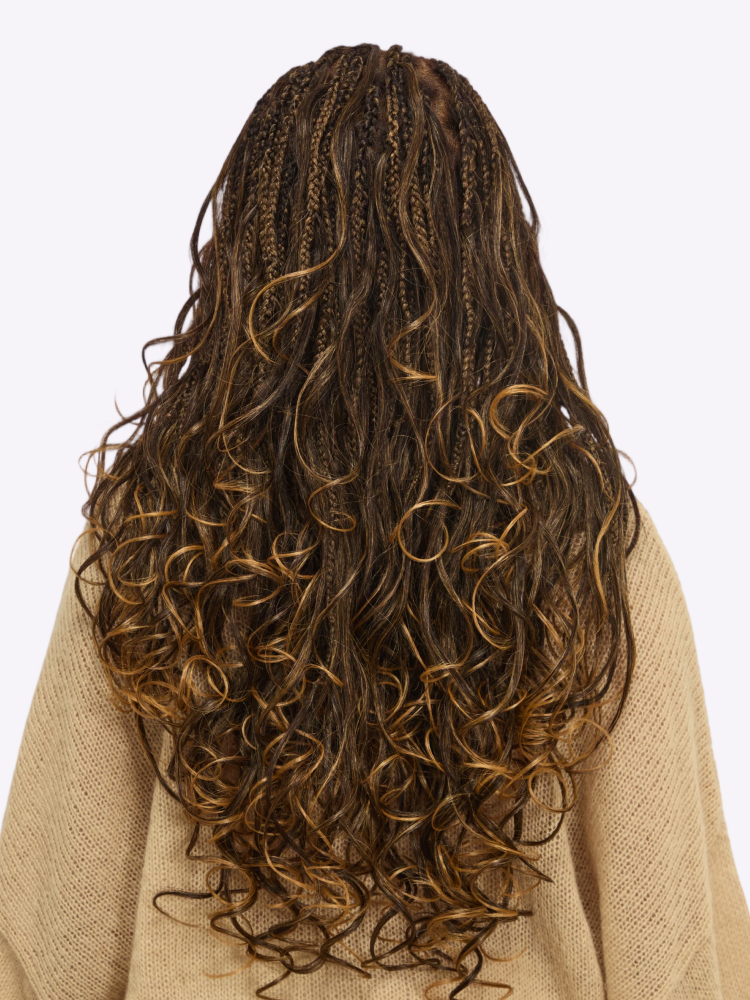 🔥Last Day: 80% Off🔥 HD Lace Knotless Box Braided Wig | Real Scalp Look Glueless Wig