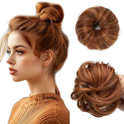 💖 2PCs Small  Messy Bun Hair