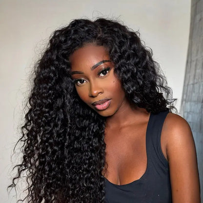 ⚠️⚠️ Hurry! 60% OFF Blend Human Hair Shaggy Waves 3-in-1 Half Wig