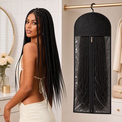 🔥Last Day: 80% Off🔥 HD Lace Knotless Box Braided Wig | Real Scalp Look Glueless Wig