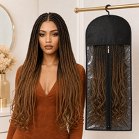 Twist Braids|Caramel（100% HD Real Scalp Lace）+Wig Storage Dust Bag
