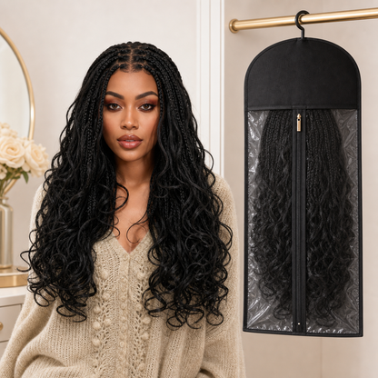 🔥Last Day: 80% Off🔥 HD Lace Knotless Box Braided Wig | Real Scalp Look Glueless Wig