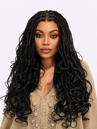 French Curl|Black（100% HD Real Scalp Lace）