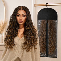 French Curl|Blonde（100% HD Real Scalp Lace）+Wig Storage Dust Bag